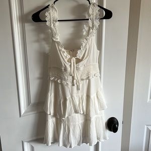 Tiered Ruffle Mini Dress